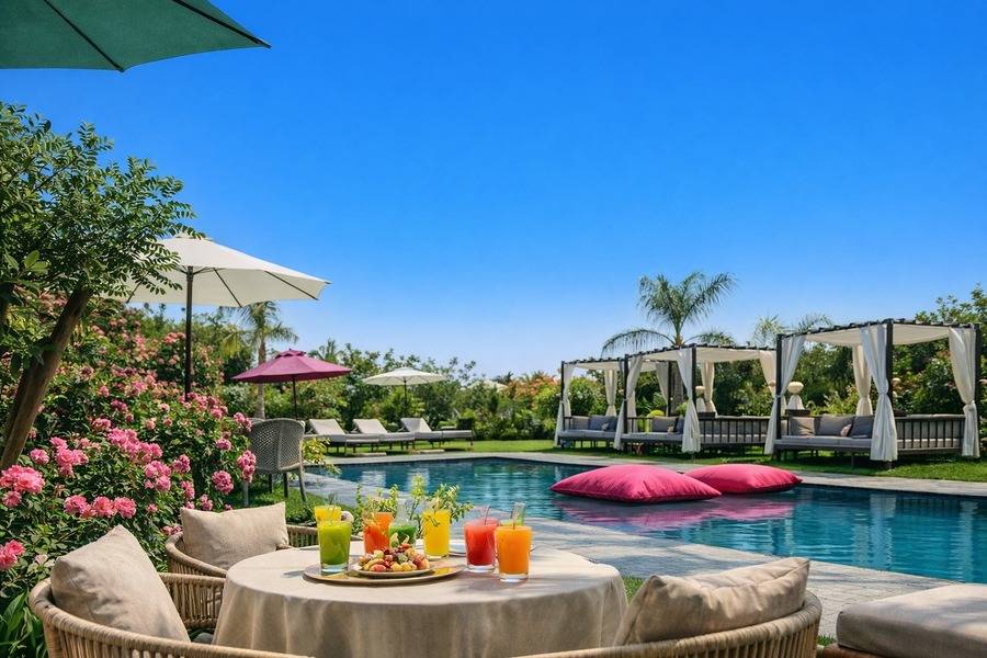 Marrakech Sunrise Balloon, Pool Day Pass & Lunch