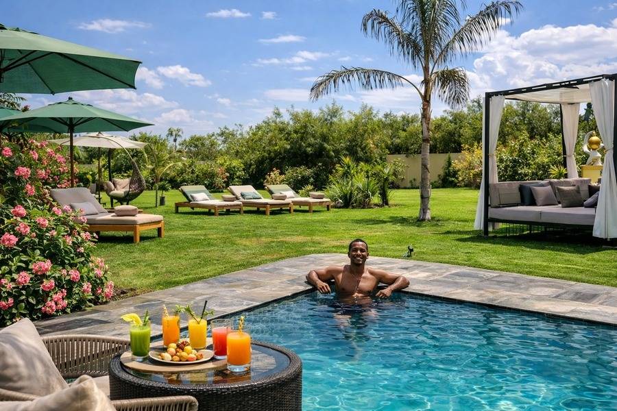 Marrakech Sunrise Balloon, Pool Day Pass & Lunch